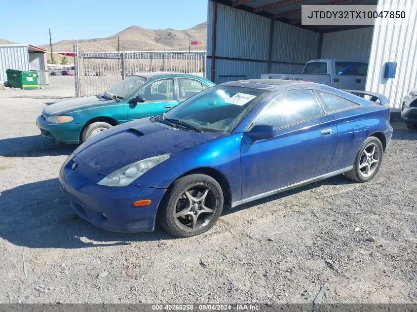 2001 Toyota Celica Gts VIN: JTDDY32TX10047850 Lot: 40268258