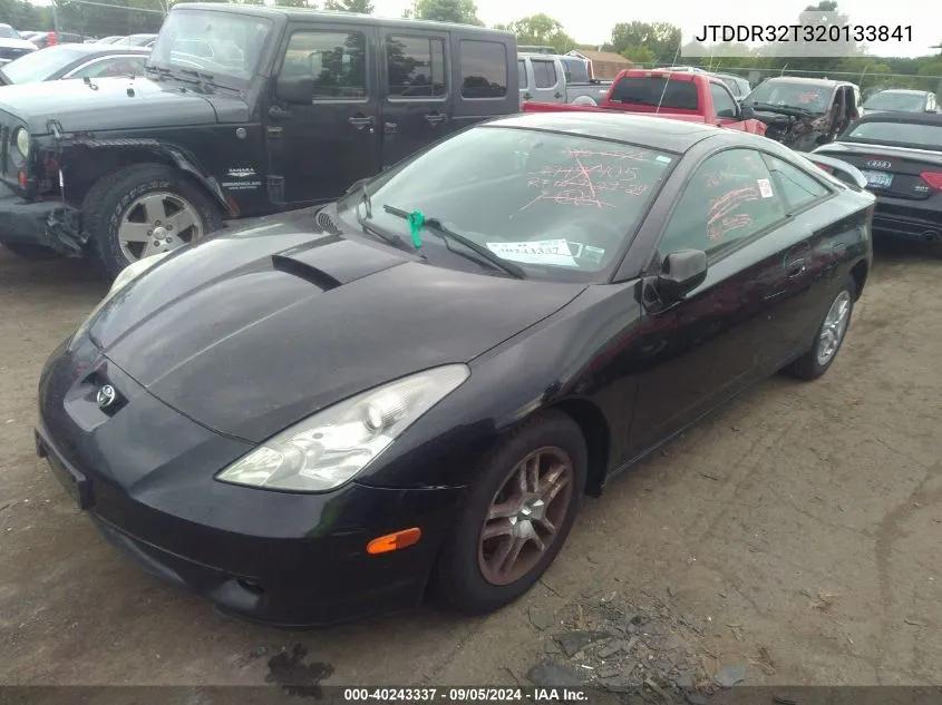 2002 Toyota Celica Gt VIN: JTDDR32T320133841 Lot: 40243337