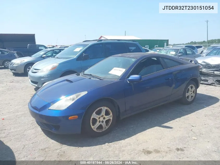 2003 Toyota Celica Gt VIN: JTDDR32T230151054 Lot: 40197844