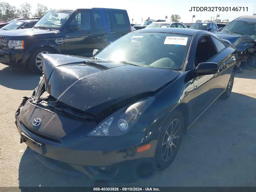 2003 Toyota Celica Gt VIN: JTDDR32T930146711 Lot: 40303926