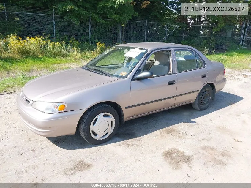 1999 Toyota Corolla Ce VIN: 2T1BR12EXXC226527 Lot: 40363715