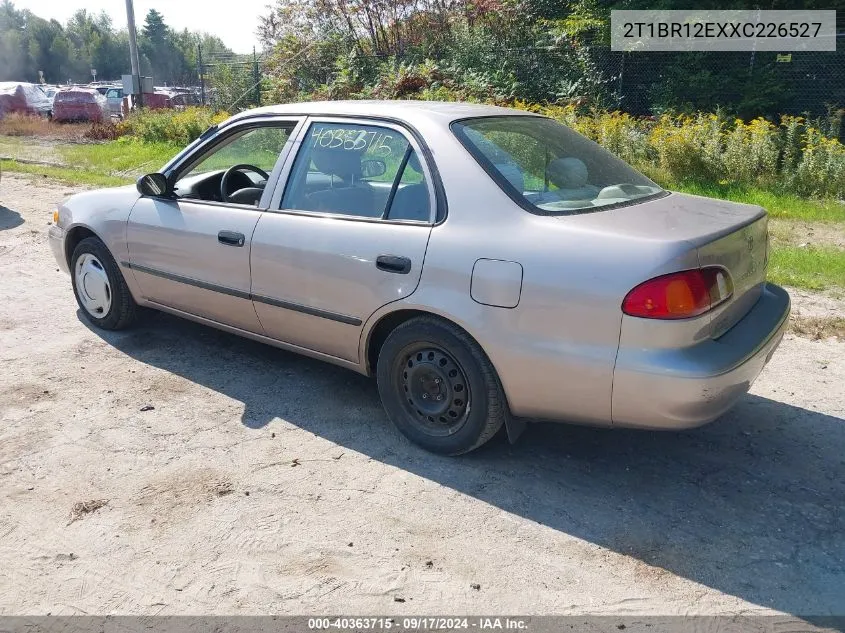 1999 Toyota Corolla Ce VIN: 2T1BR12EXXC226527 Lot: 40363715