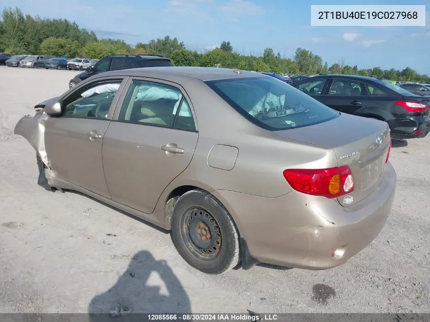 2T1BU40E19C027968 2009 Toyota Corolla Ce