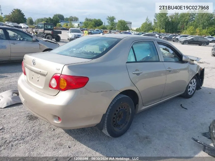 2T1BU40E19C027968 2009 Toyota Corolla Ce