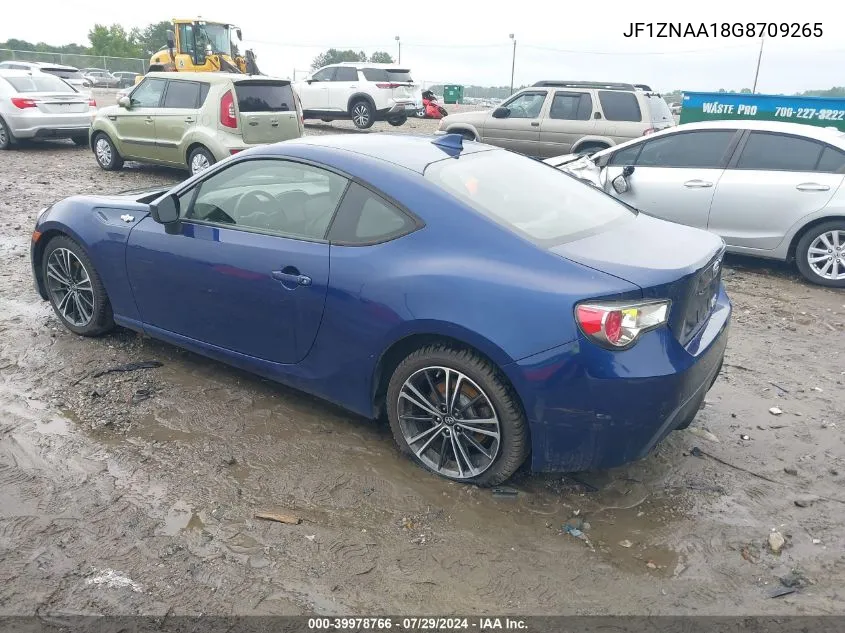 2016 Scion Fr-S VIN: JF1ZNAA18G8709265 Lot: 39978766