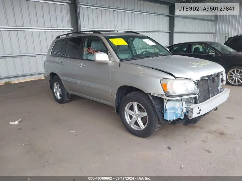 JTEGD21A950127841 2005 Toyota Highlander