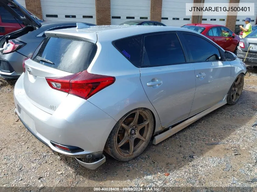 JTNKARJE1GJ500401 2016 Scion Im