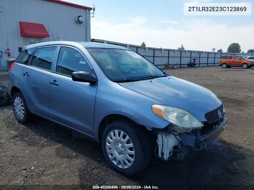 2T1LR32E23C123869 2003 Toyota Matrix Standard