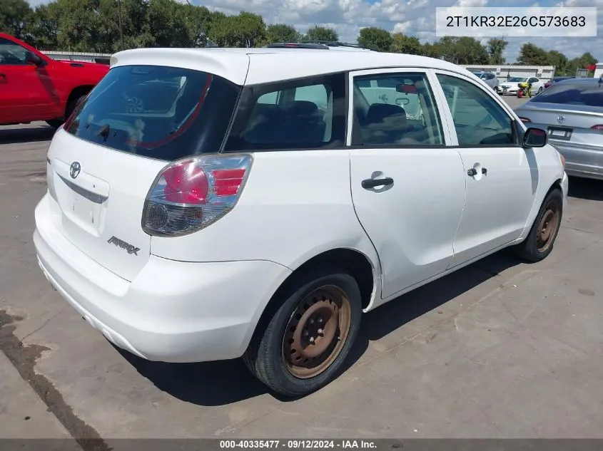 2T1KR32E26C573683 2006 Toyota Matrix