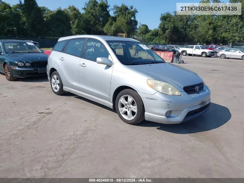 2T1KR30E96C617438 2006 Toyota Matrix Xr