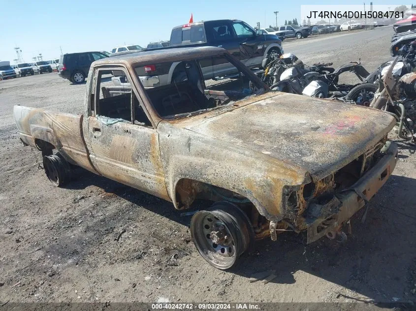 1987 Toyota Pickup Rn64 Dlx VIN: JT4RN64D0H5084781 Lot: 40242742