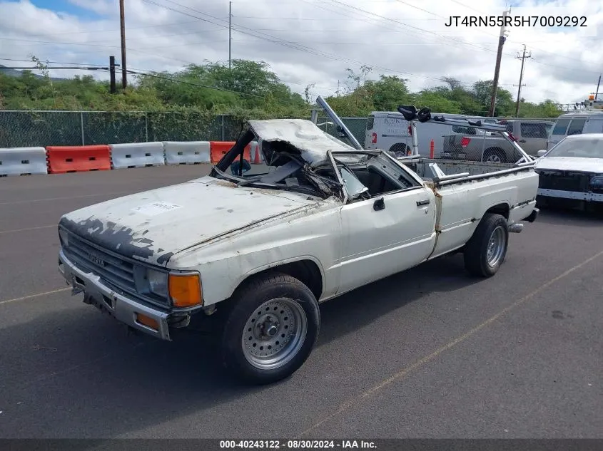 1987 Toyota Pickup 1/2 Ton Rn55 VIN: JT4RN55R5H7009292 Lot: 40243122