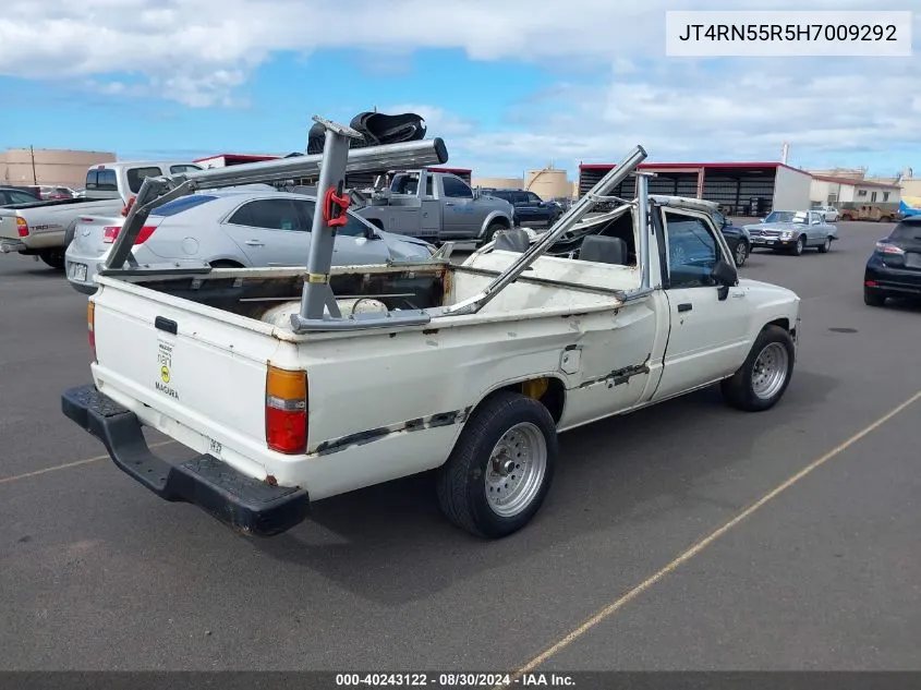 1987 Toyota Pickup 1/2 Ton Rn55 VIN: JT4RN55R5H7009292 Lot: 40243122