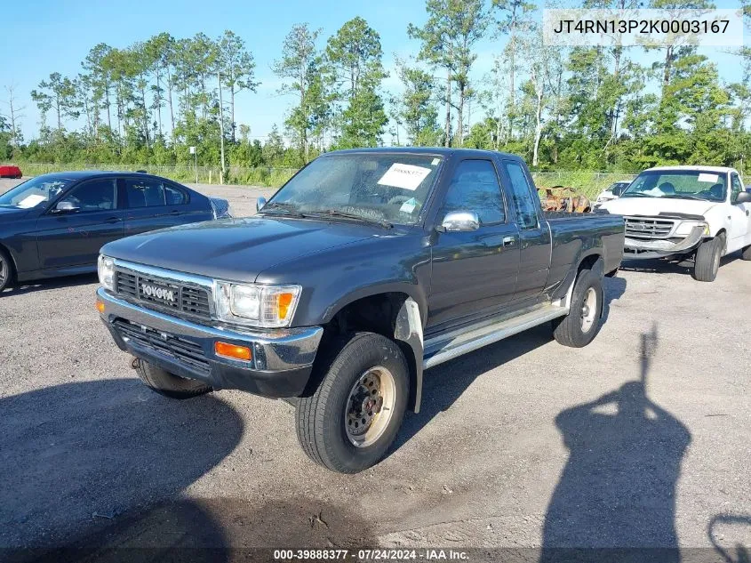 1989 Toyota Pickup 1/2 Ton Ex Lng Whlbse Dlx VIN: JT4RN13P2K0003167 Lot: 39888377