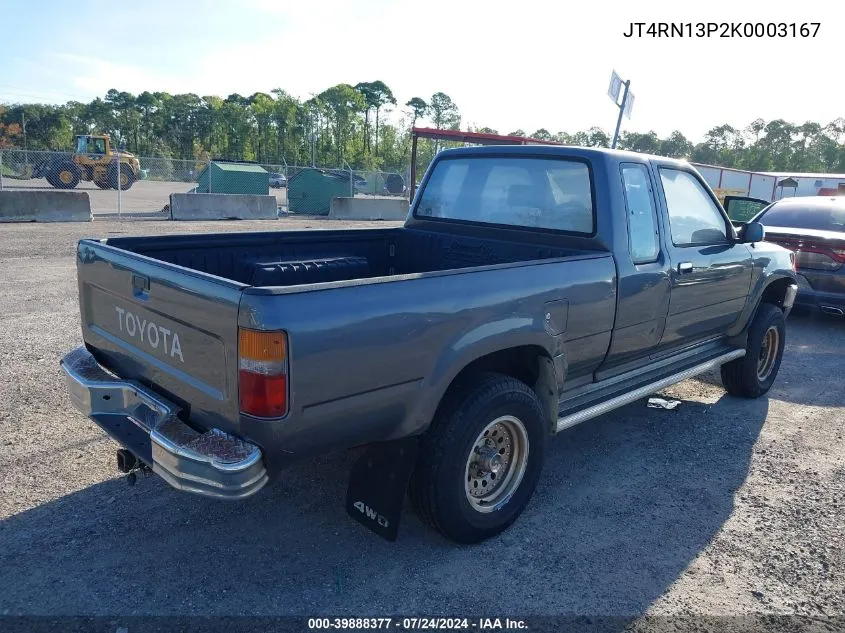 1989 Toyota Pickup 1/2 Ton Ex Lng Whlbse Dlx VIN: JT4RN13P2K0003167 Lot: 39888377