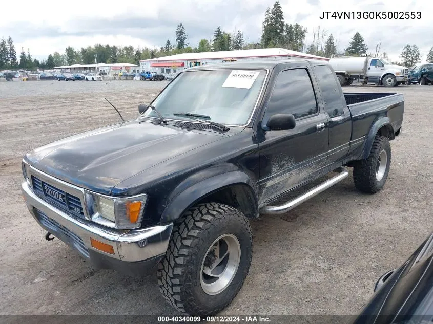 1989 Toyota Pickup 1/2 Ton Ex Long Whlbs Sr5 VIN: JT4VN13G0K5002553 Lot: 40340099