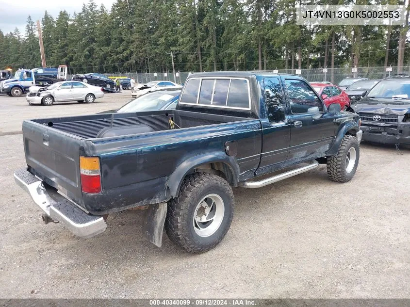 1989 Toyota Pickup 1/2 Ton Ex Long Whlbs Sr5 VIN: JT4VN13G0K5002553 Lot: 40340099