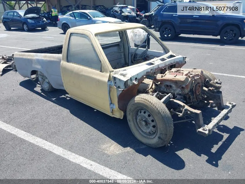 1990 Toyota Pickup 1/2 Ton Short Wheelbase VIN: JT4RN81R1L5077908 Lot: 40037548