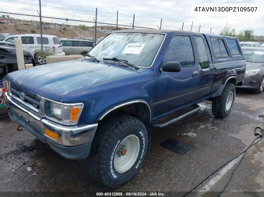 1993 Toyota Pickup 1/2 Ton Ex Long Whlbse Dx VIN: 4TAVN13D0PZ109507 Lot: 40312989