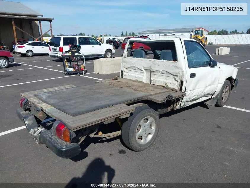 1993 Toyota Pickup 1/2 Ton Short Whlbse Dx VIN: JT4RN81P3P5158235 Lot: 40344923