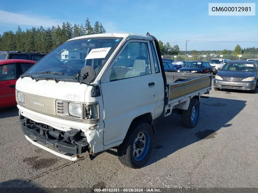 1994 Toyota Pickup VIN: CM600012981 Lot: 40162351