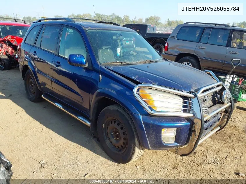 2002 Toyota Rav4 VIN: JTEHH20V526055784 Lot: 40385167