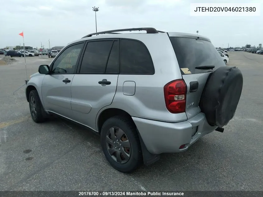 JTEHD20V046021380 2004 Toyota Rav4