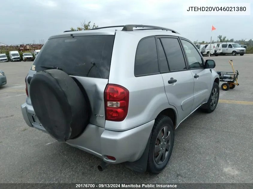 JTEHD20V046021380 2004 Toyota Rav4