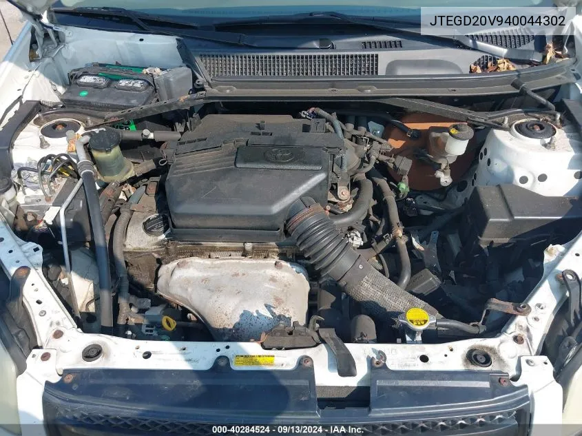 JTEGD20V940044302 2004 Toyota Rav4