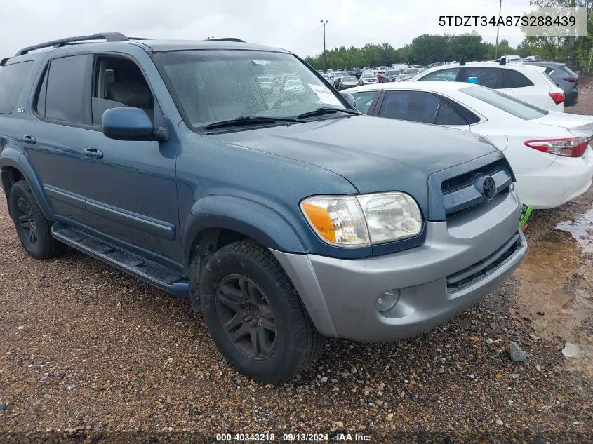 5TDZT34A87S288439 2007 Toyota Sequoia Sr5