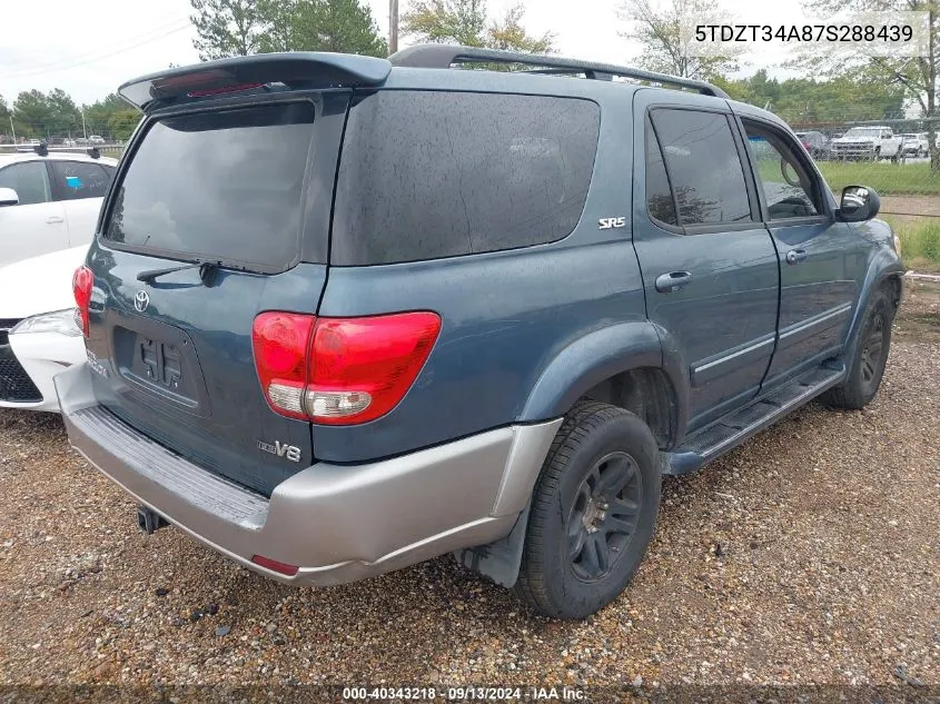 5TDZT34A87S288439 2007 Toyota Sequoia Sr5