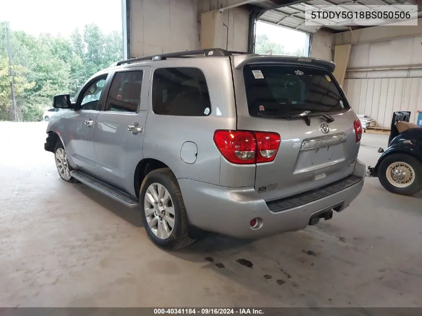 5TDDY5G18BS050506 2011 Toyota Sequoia Platinum