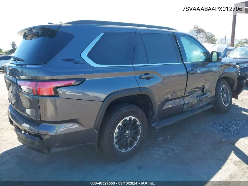 7SVAAABA4PX012706 2023 Toyota Sequoia Sr5