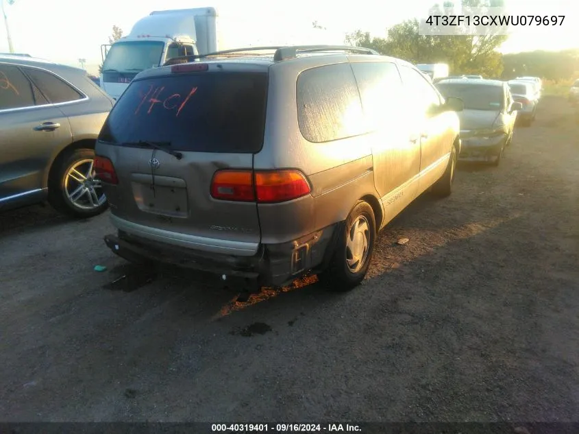 1998 Toyota Sienna Le/Xle VIN: 4T3ZF13CXWU079697 Lot: 40319401