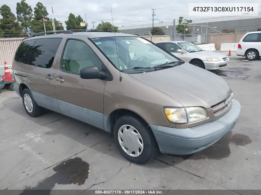 1999 Toyota Sienna Le VIN: 4T3ZF13C8XU117154 Lot: 40377178