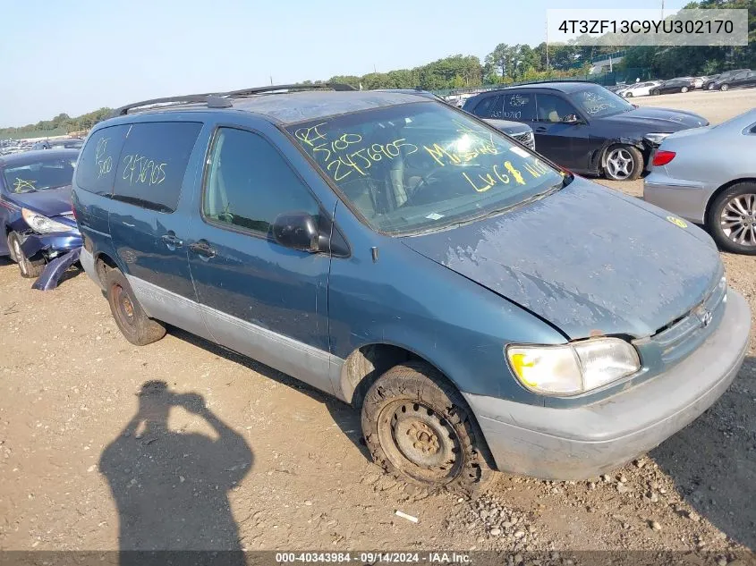 4T3ZF13C9YU302170 2000 Toyota Sienna Le