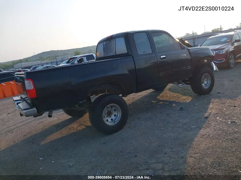 JT4VD22E2S0010224 1995 Toyota T100 Xtracab Dx