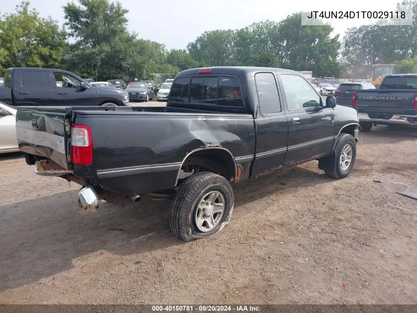 1996 Toyota T100 Xtracab Sr5 VIN: JT4UN24D1T0029118 Lot: 40150781