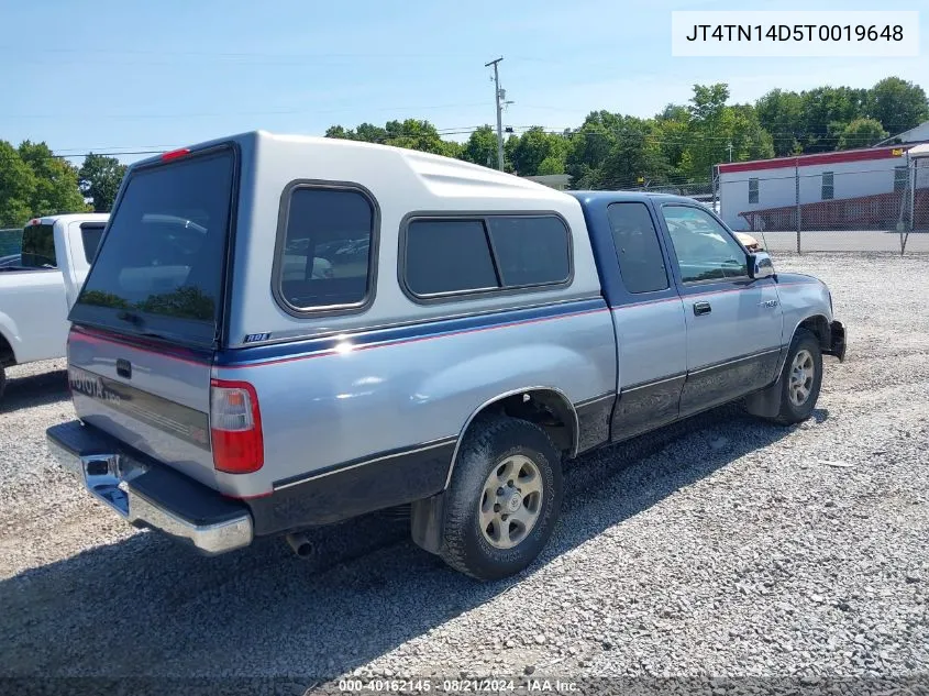 1996 Toyota T100 Xtracab Sr5 VIN: JT4TN14D5T0019648 Lot: 40162145