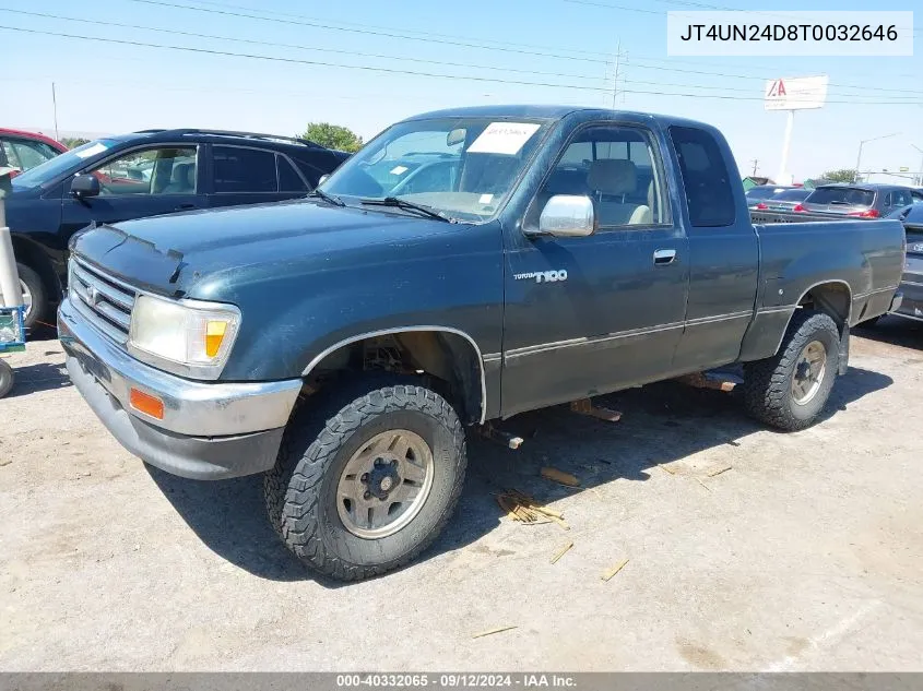 JT4UN24D8T0032646 1996 Toyota T100 Xtracab Sr5