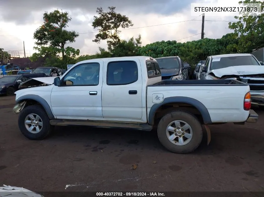 2003 Toyota Tacoma Prerunner V6 VIN: 5TEGN92NX3Z171873 Lot: 40372702