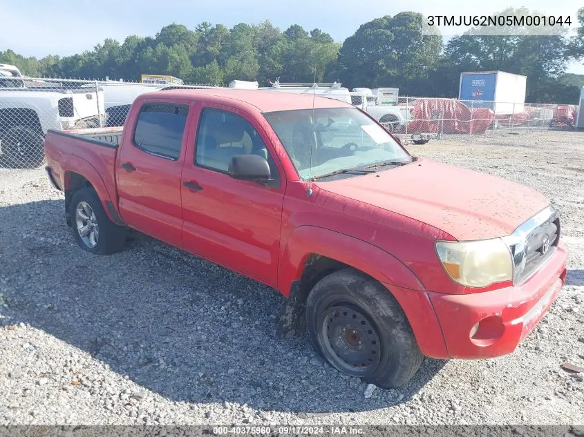 2005 Toyota Tacoma Prerunner V6 VIN: 3TMJU62N05M001044 Lot: 40375960