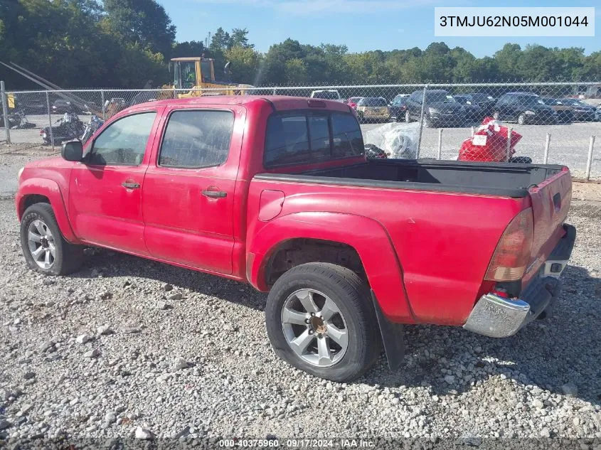 2005 Toyota Tacoma Prerunner V6 VIN: 3TMJU62N05M001044 Lot: 40375960