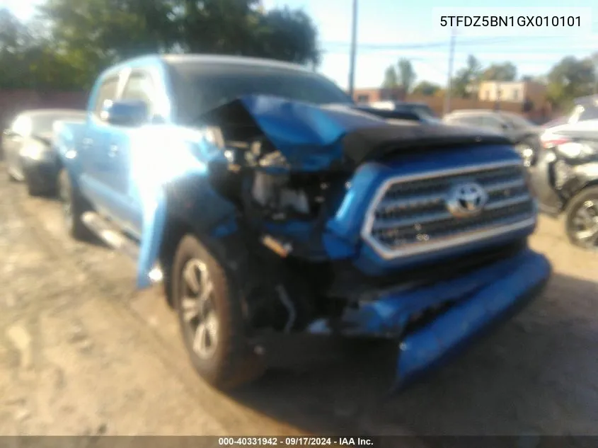 5TFDZ5BN1GX010101 2016 Toyota Tacoma Sr5