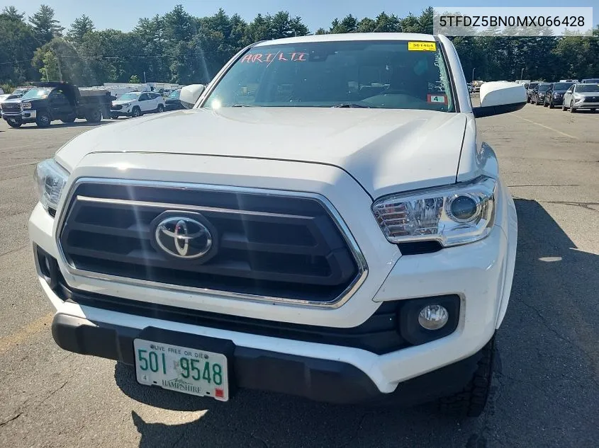 2021 Toyota Tacoma Double Cab/Sr5/Trd Sport/Trd Off Road VIN: 5TFDZ5BN0MX066428 Lot: 40363893