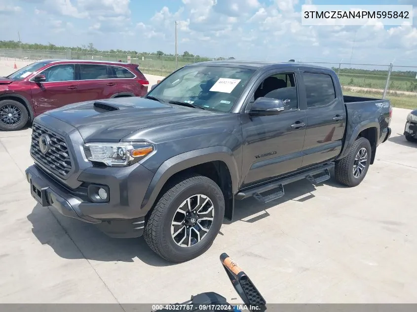 2023 Toyota Tacoma Trd Sport VIN: 3TMCZ5AN4PM595842 Lot: 40327787