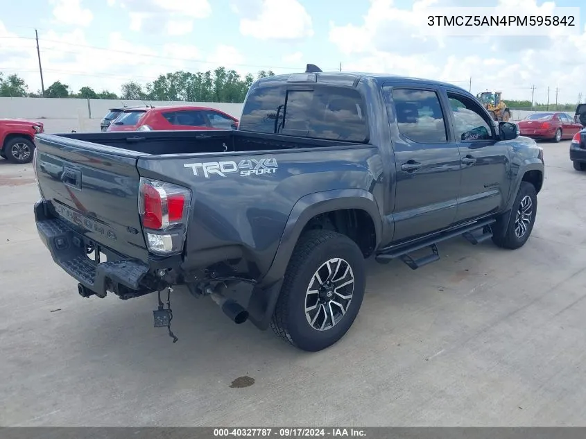 2023 Toyota Tacoma Trd Sport VIN: 3TMCZ5AN4PM595842 Lot: 40327787