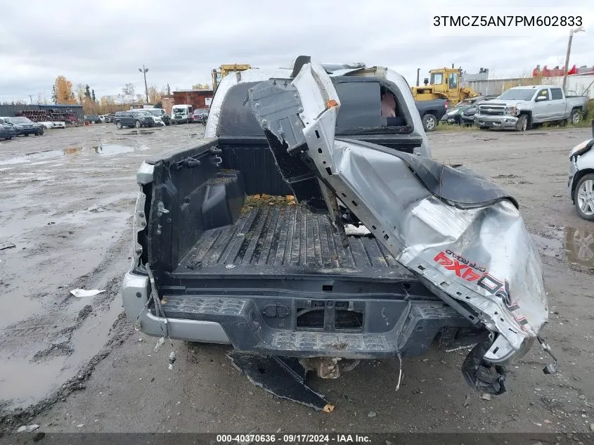 2023 Toyota Tacoma Trd Off Road VIN: 3TMCZ5AN7PM602833 Lot: 40370636