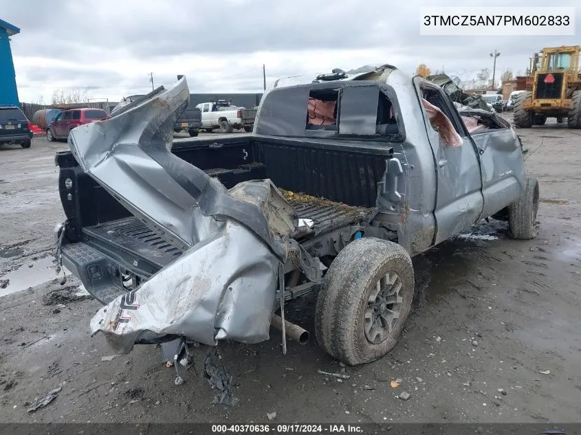 2023 Toyota Tacoma Trd Off Road VIN: 3TMCZ5AN7PM602833 Lot: 40370636