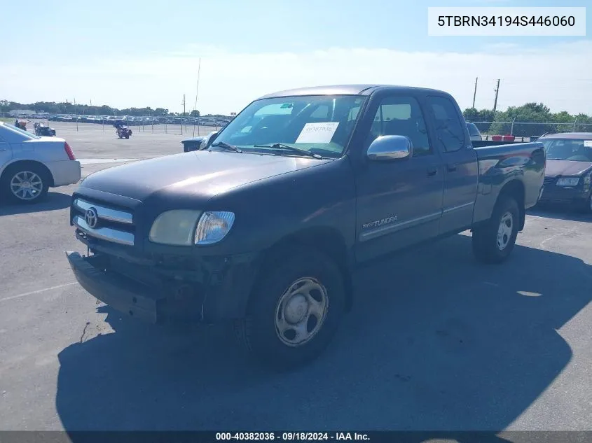 2004 Toyota Tundra Sr5 VIN: 5TBRN34194S446060 Lot: 40382036